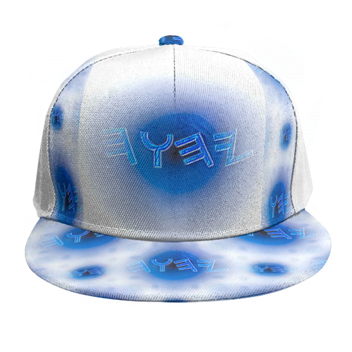 Creator Yahuah 01: Moon, Air & Water Designer Flat Brim Baseball Cap