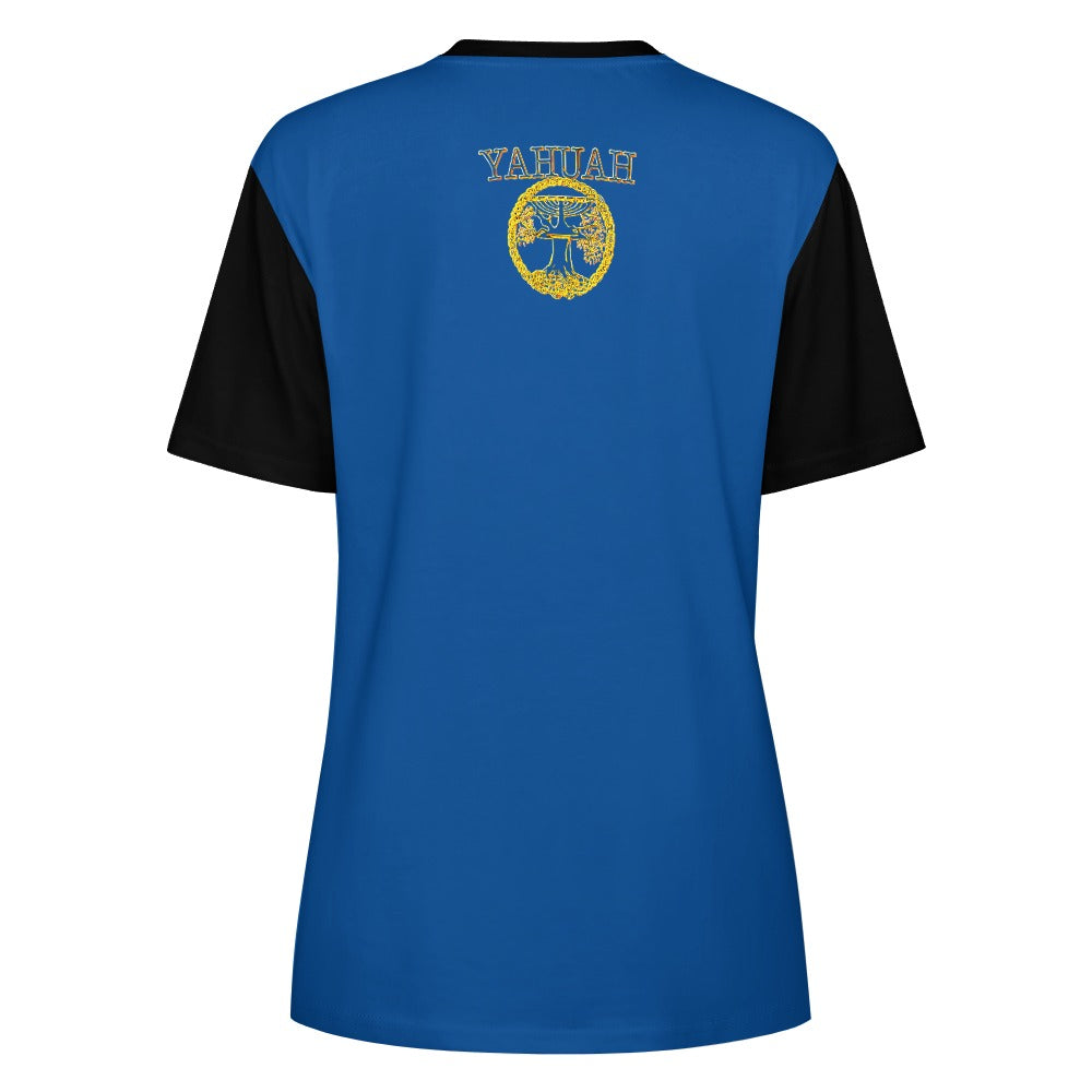 Ten Commandments 01 Ladies Designer Cotton T-shirt (4 Colors)