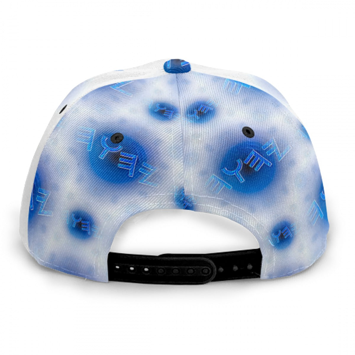 Creator Yahuah 01: Moon, Air & Water Designer Flat Brim Baseball Cap