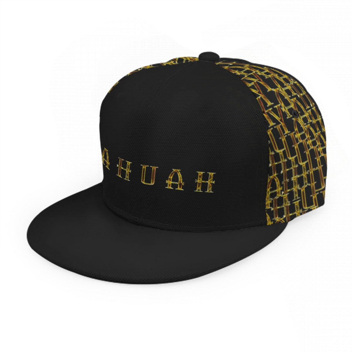 Camo Yahuah 02-01 Designer Flat Brim Baseball Cap