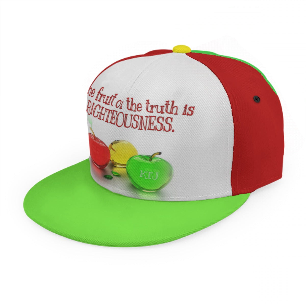 Righteousness 01 Designer Flat Brim Baseball Cap