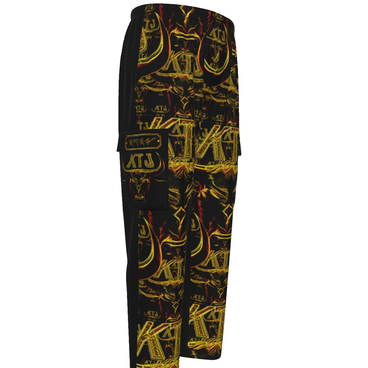 KTJ: HEBREW TRUE 01-01 Men's Designer Cargo Sweatpants