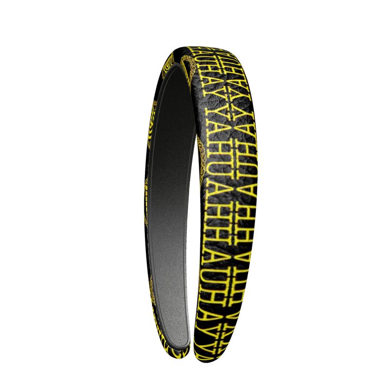 Yahuah-Tree of Life 02-01 Designer Leather Headband