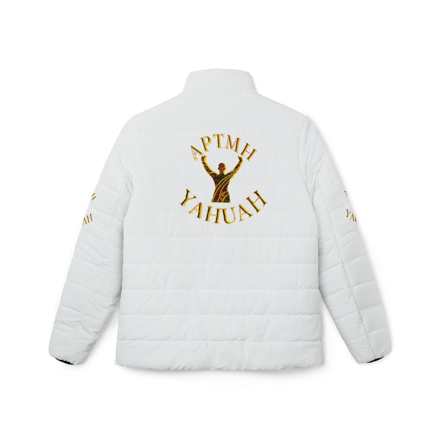 All Praise The Most High Yahuah 01-01 Women's Puffer Jacket, White