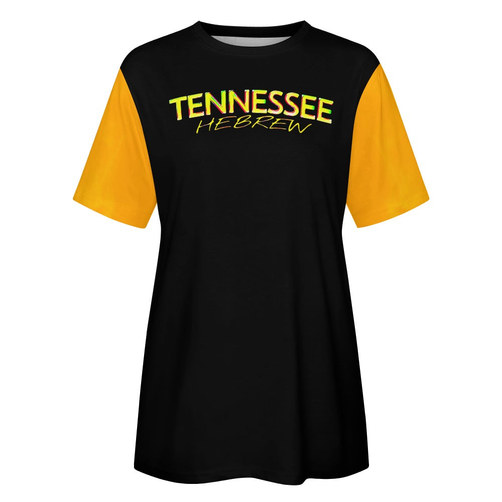 Tennessee Hebrew 01 Ladies Designer Cotton T-shirt