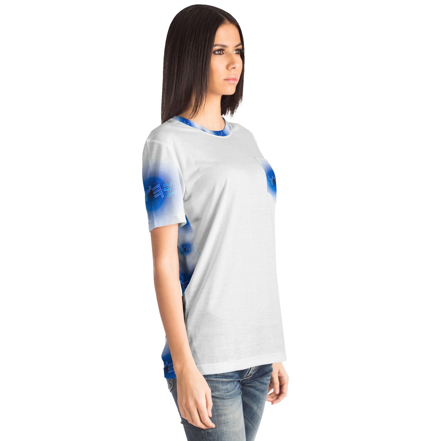 Creator Yahuah 01: Moon, Air & Water Designer Unisex Pocket T-shirt