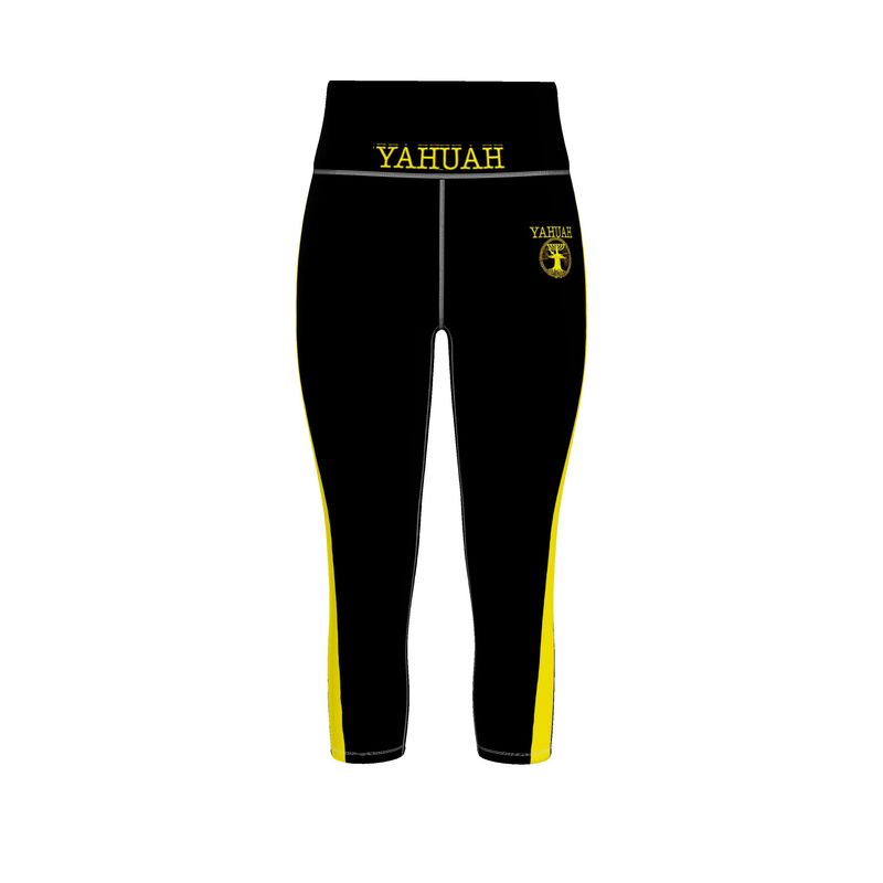 Yahuah-Tree of Life 02-01 Elect Designer Capri Sports Leggings