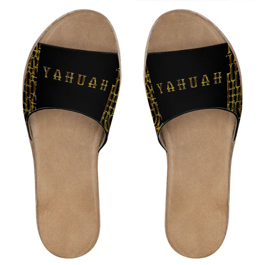 Camo Yahuah 02-01 Ladies Leather Slide Sandals