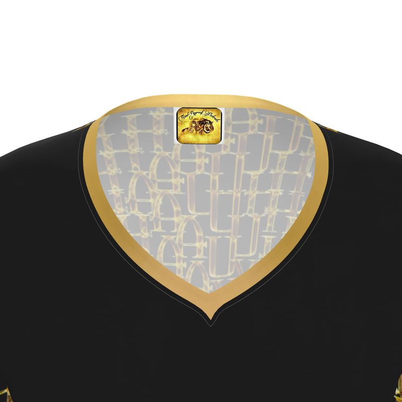 Camo Yahuah 02-01 Ladies Designer V-neck Long Sleeve Jersey T-shirt