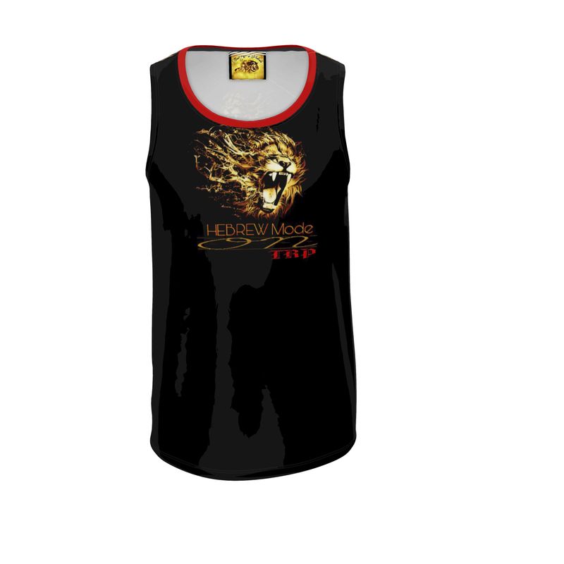 Hebrew Mode - On 02 Men's Designer Flowy Sleeveless T-shirt