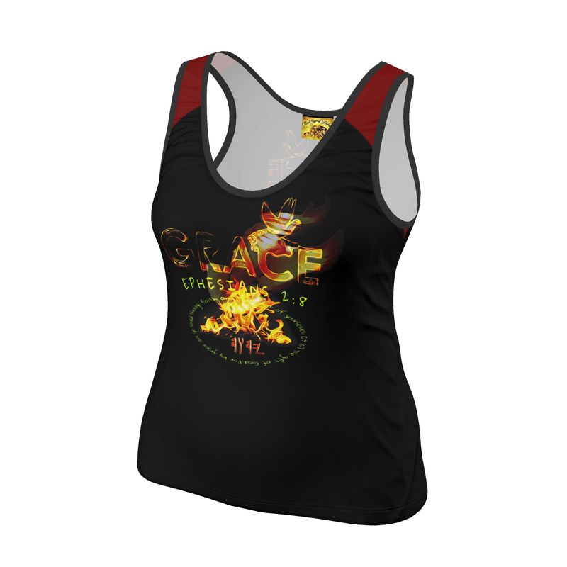 Grace 101-01 Ladies Designer Scoop Neck Tank Top