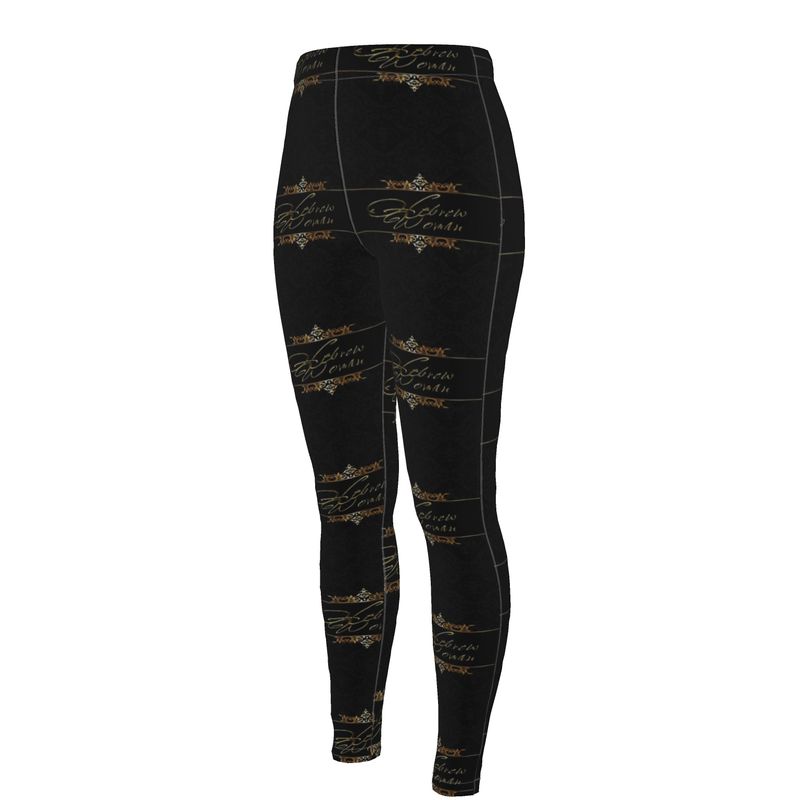 Hebrew Woman 01-01 Designer Cindy High Waist Leggings
