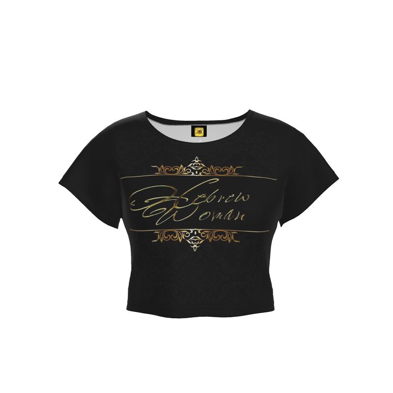 Hebrew Woman 01-01 Designer Cropped T-shirt