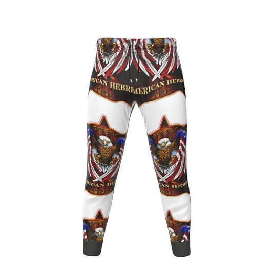 American Hebrew 01-01 Men's Designer Joggers