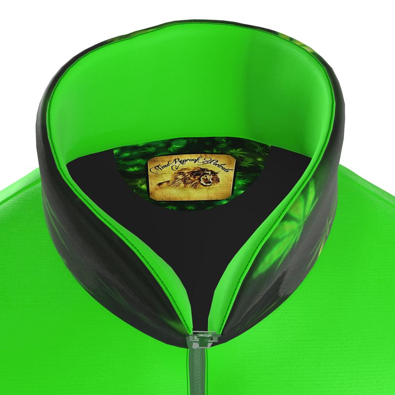 Yahuah-Green Master 01 Men's Designer Stand Collar Puffer Jacket