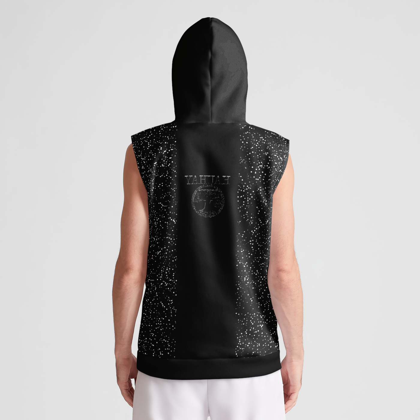 Call Heaven Men's Designer Poly Tech Fleece Sleeveless Pullover Hoodie