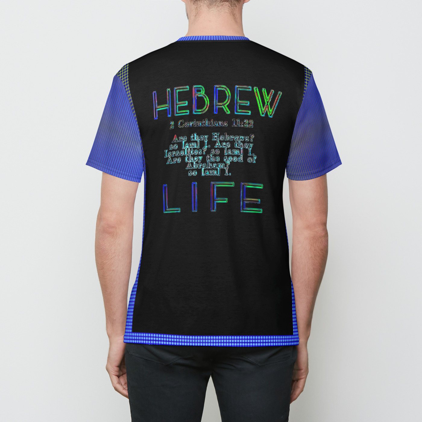 Hebrew Life 02-05 Men's Designer T-shirt