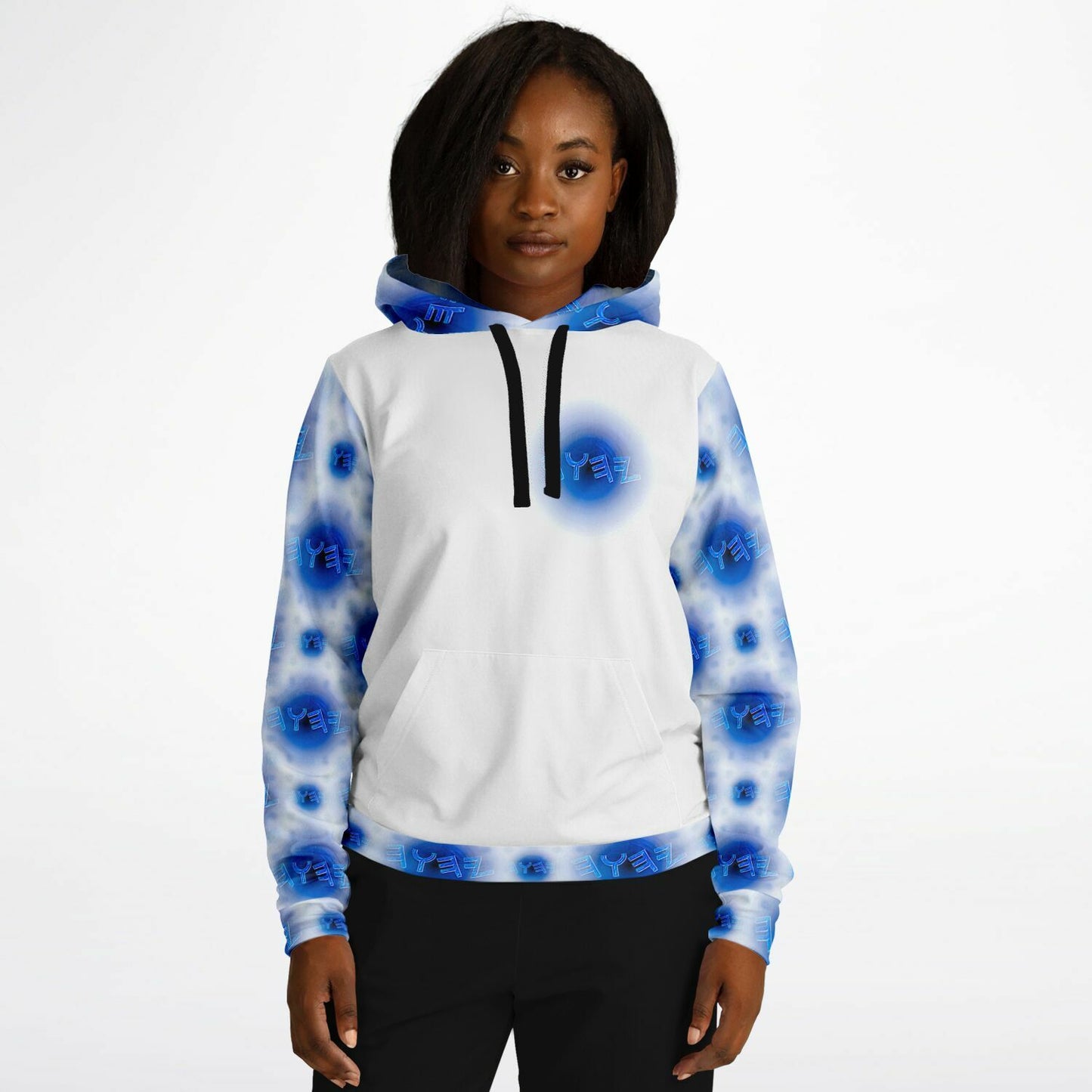 Creator Yahuah 01: Moon, Air & Water Designer Triblend Fleece Lined Unisex Hoodie