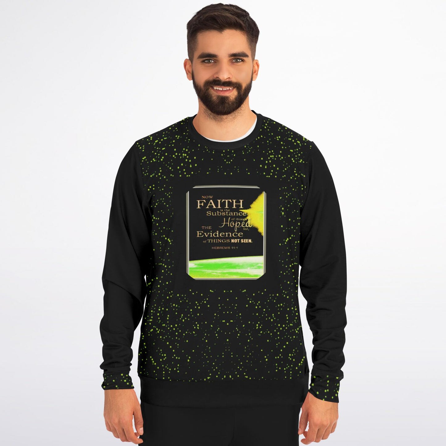 Faith 01 Designer Fashion Triblend Unisex Sweatshirt