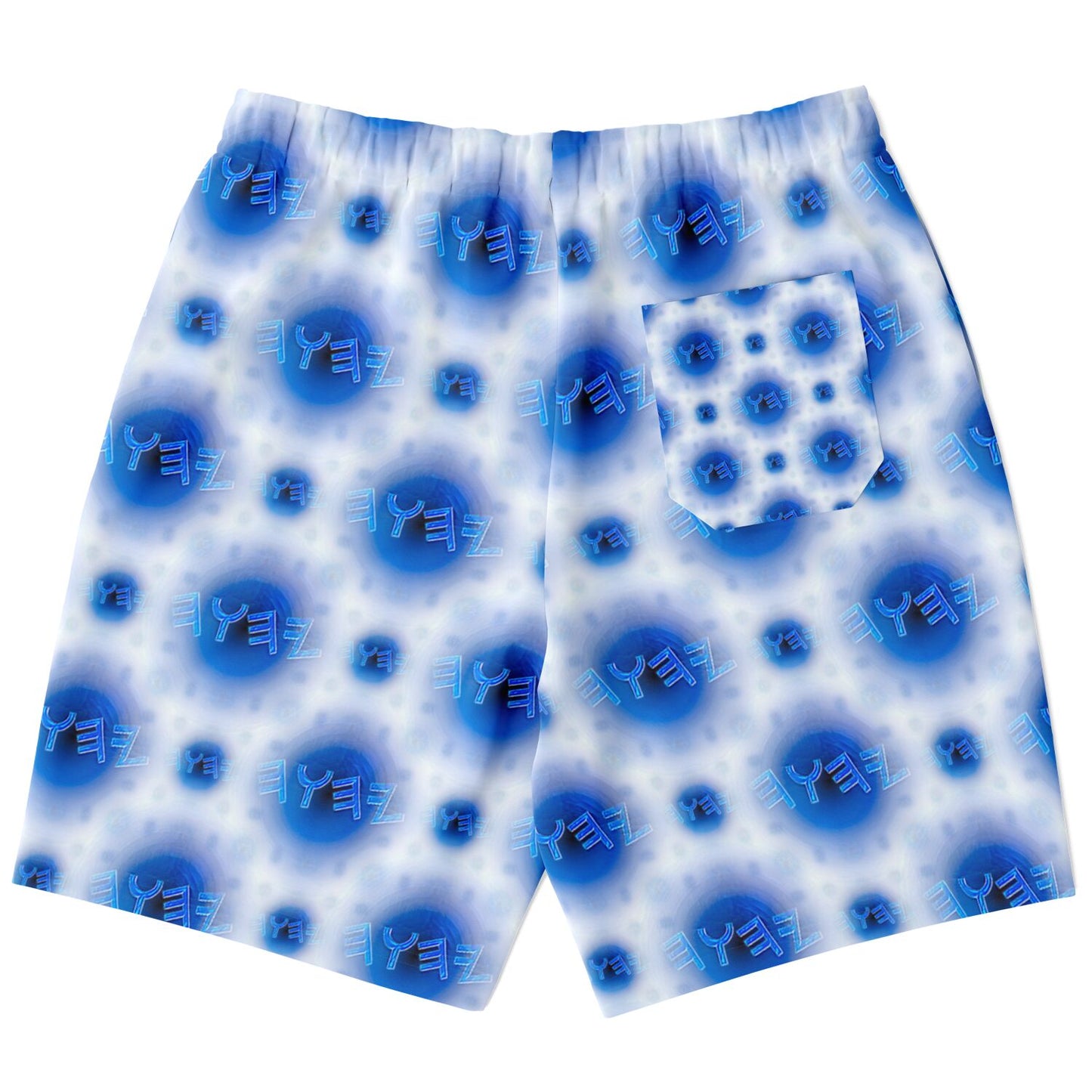 Creator Yahuah 01: Moon, Air & Water Men's Designer Fashion Triblend Elastic Shorts
