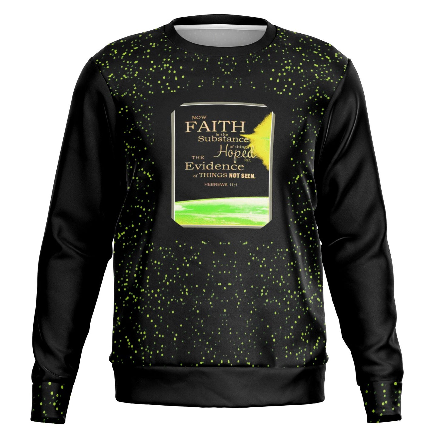 Faith 01 Designer Fashion Triblend Unisex Sweatshirt