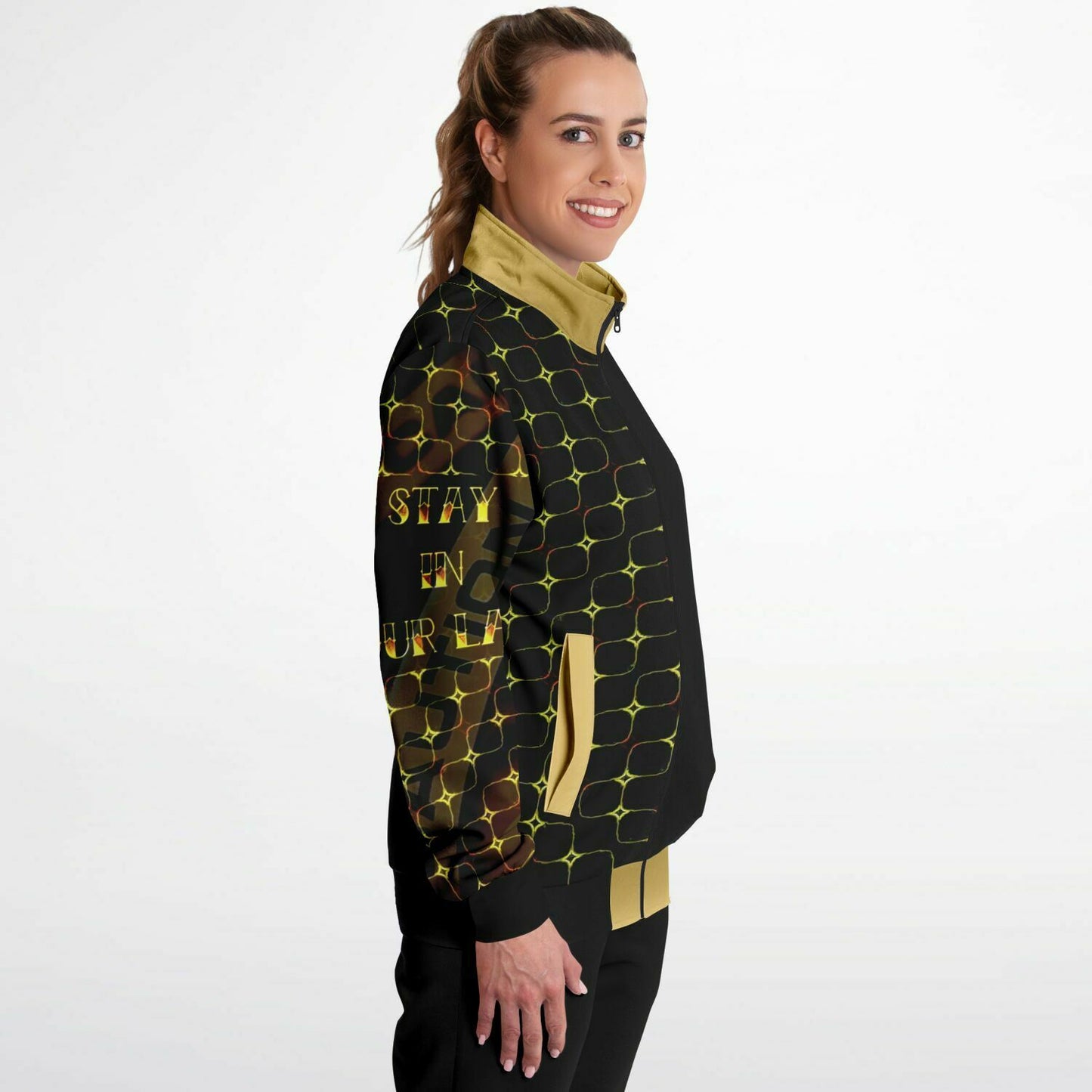 STAY IN YOUR LANE 02-01 Designer Track Jacket