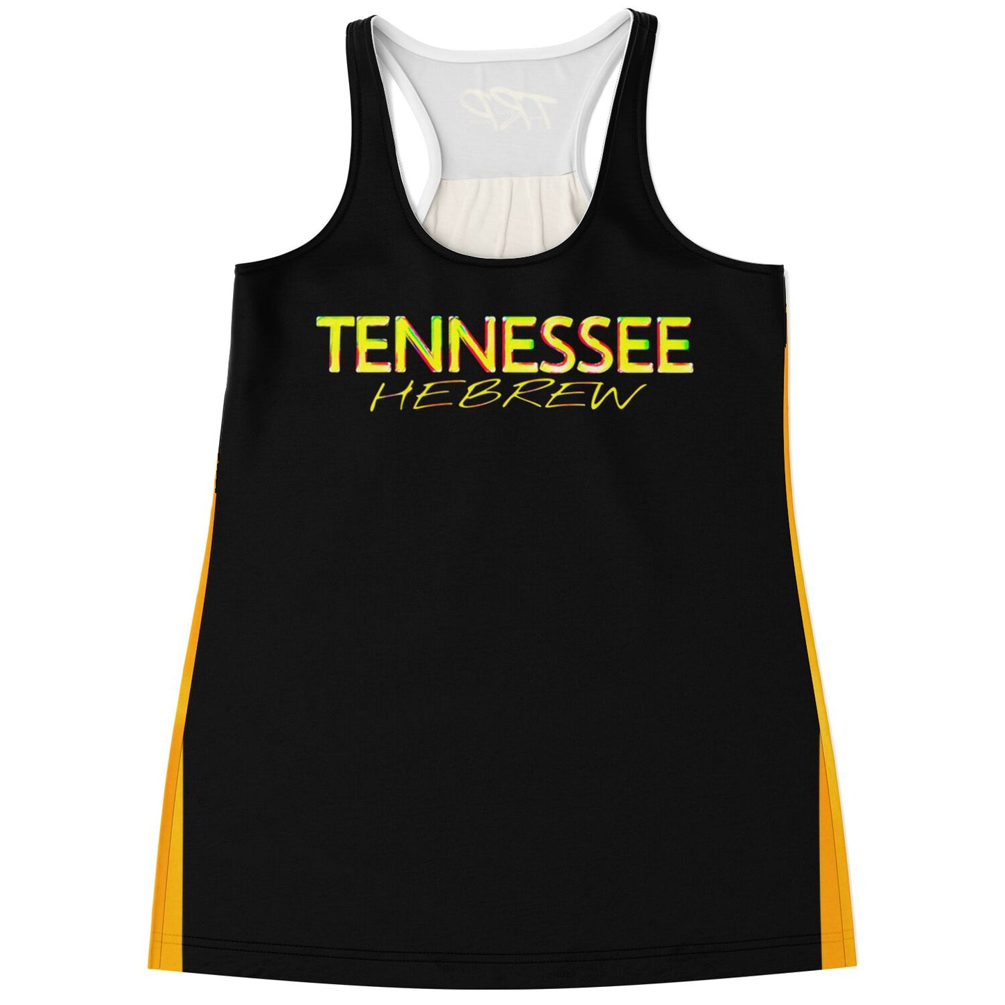 Tennessee Hebrew 01 Ladies Designer Flowy Racerback Tank Top
