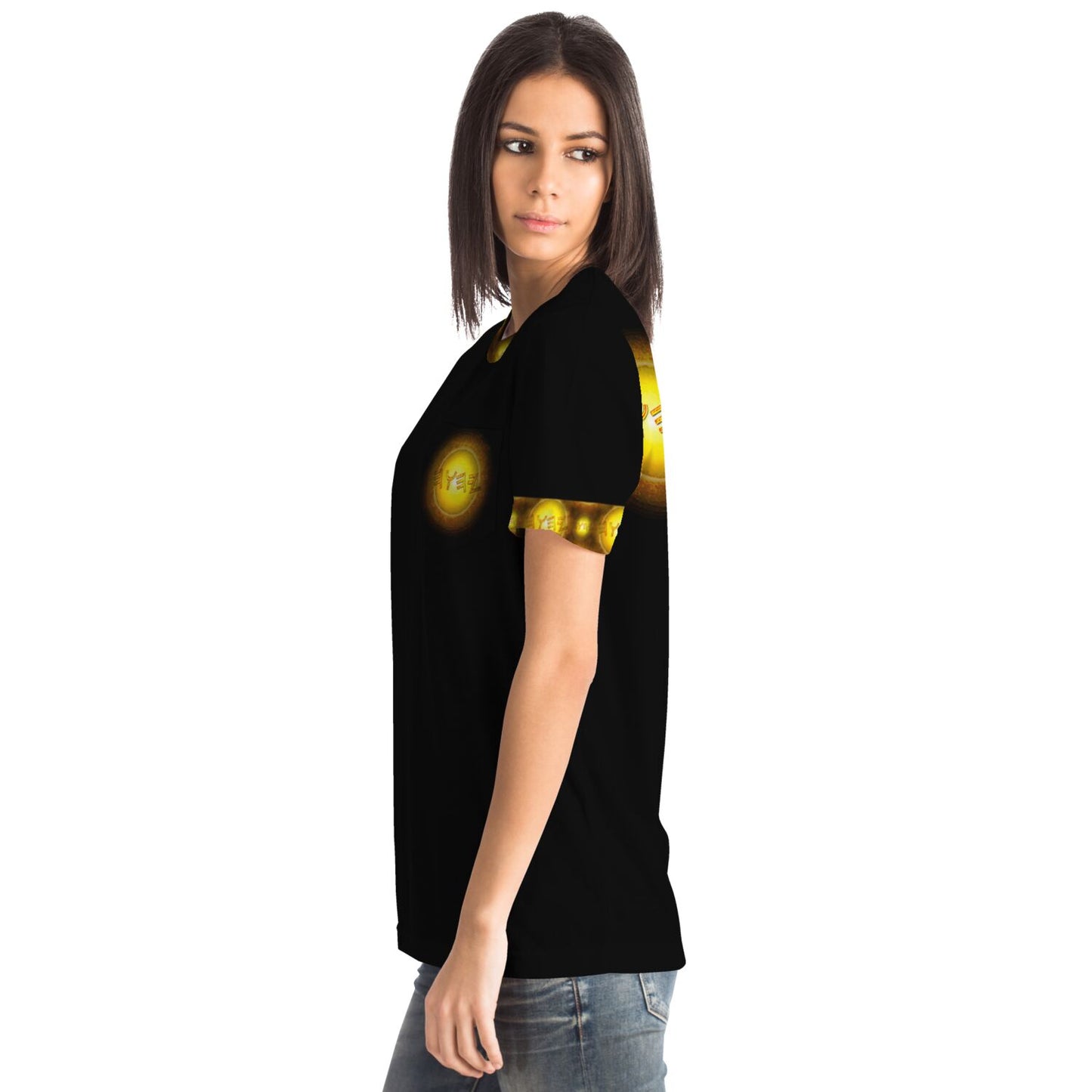 Creator Yahuah 01: Sun, Earth & Fire Designer Unisex Pocket T-shirt