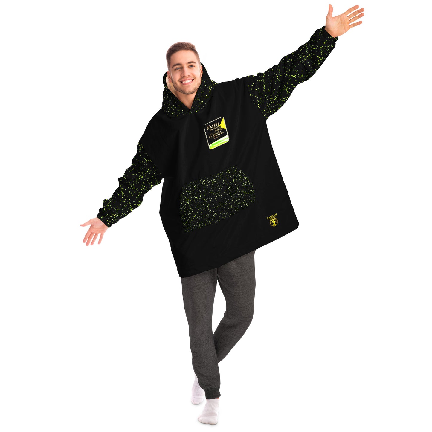 Faith 01 Designer Unisex Blanket Hoodie