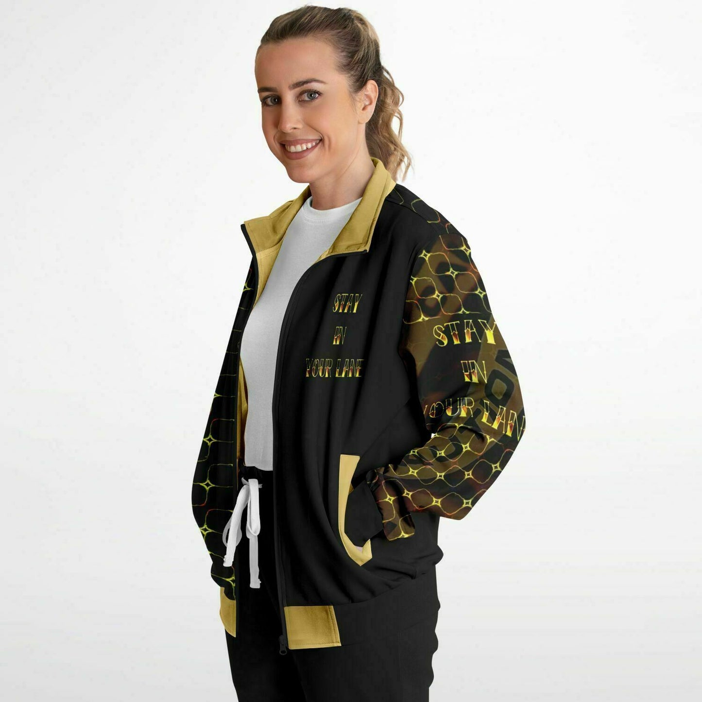 STAY IN YOUR LANE 02-01 Designer Track Jacket