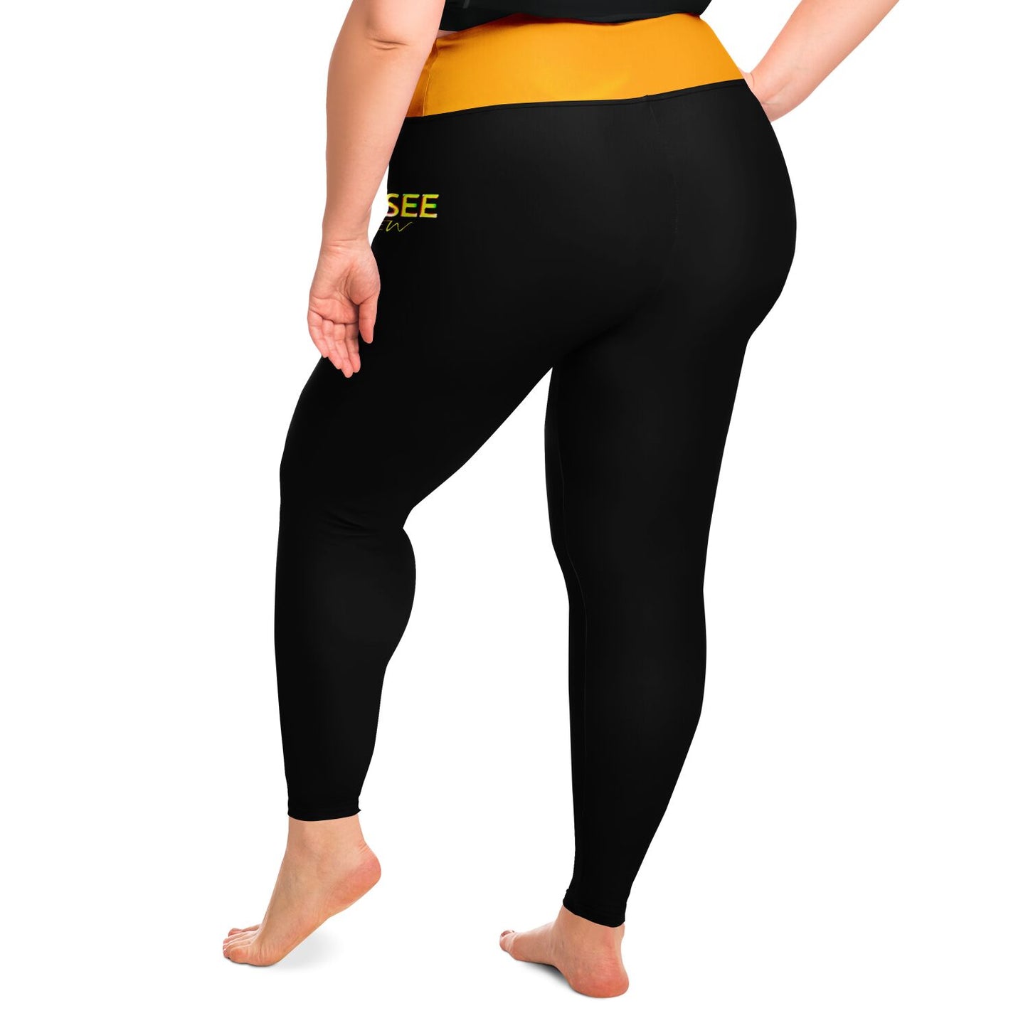 Tennessee Hebrew 01 Designer Plus Size Leggings