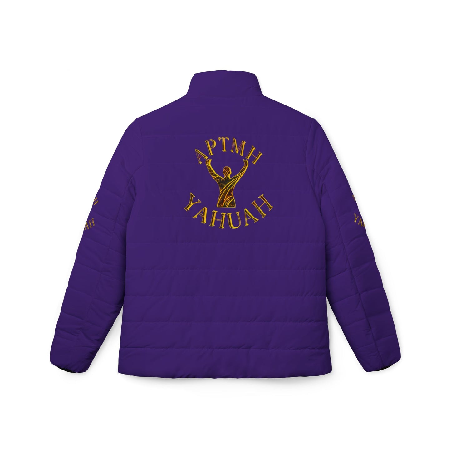 All Praise The Most High Yahuah 01-01 Women's Puffer Jacket, Purple