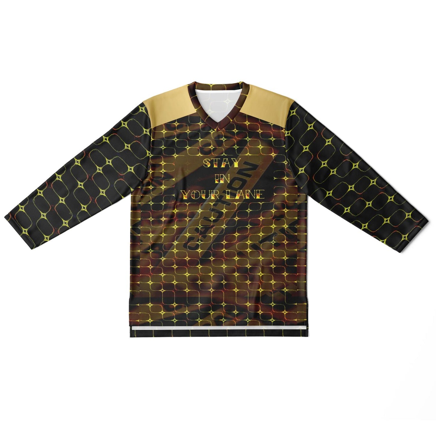 STAY IN YOUR LANE 02-01 Designer Hockey Jersey