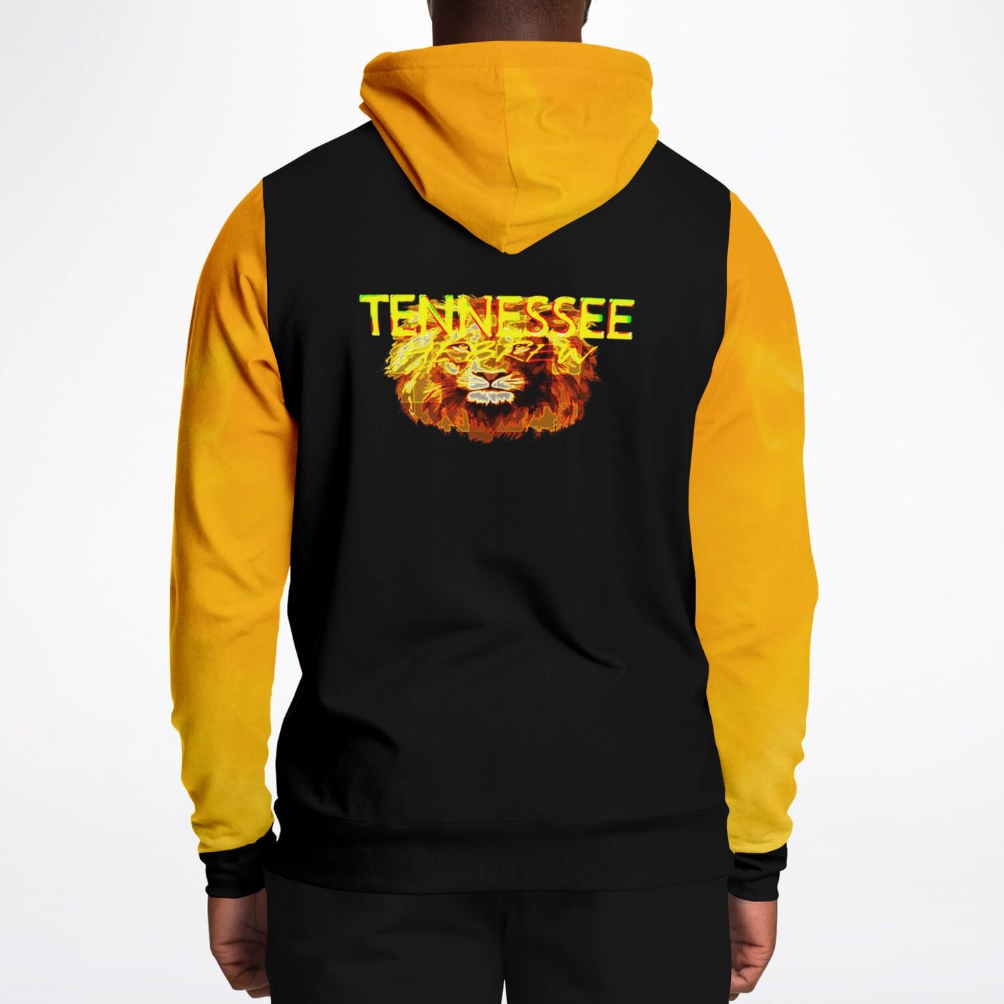 Tennessee Hebrew 01 Men's Designer Fashion Triblend Fleece Lined Pullover Hoodie