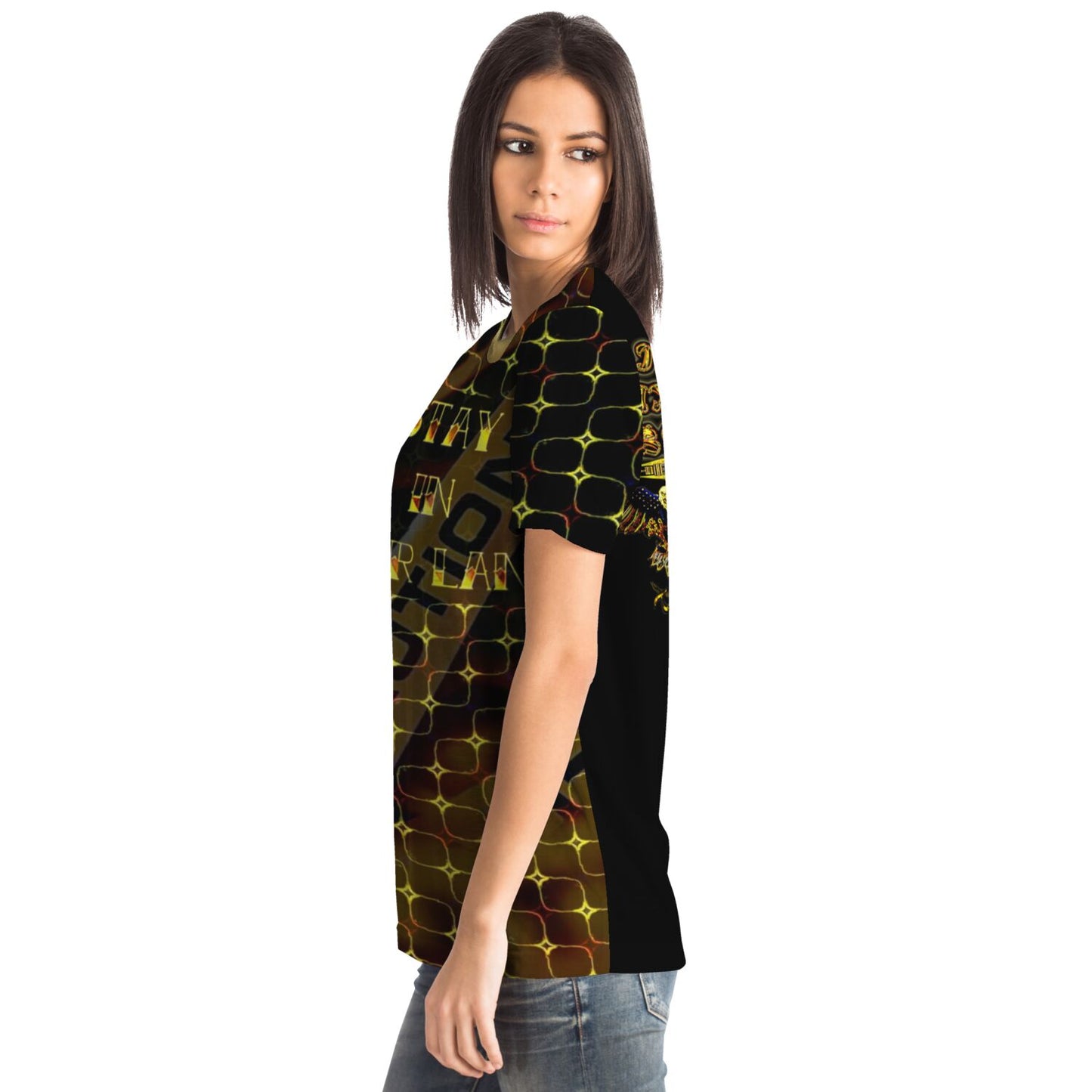 STAY IN YOUR LANE 02-01 Designer Unisex T-shirt