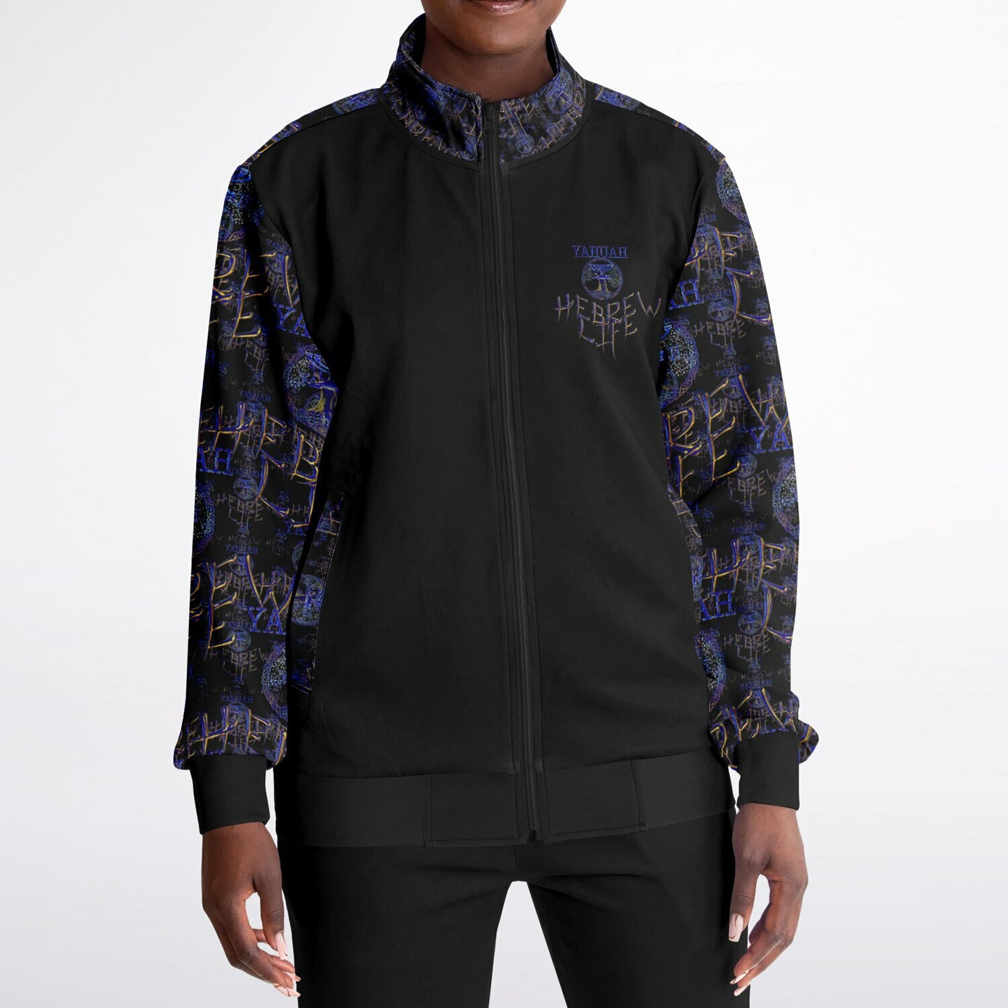 Hebrew Life 01-02 Designer Unisex Track Jacket