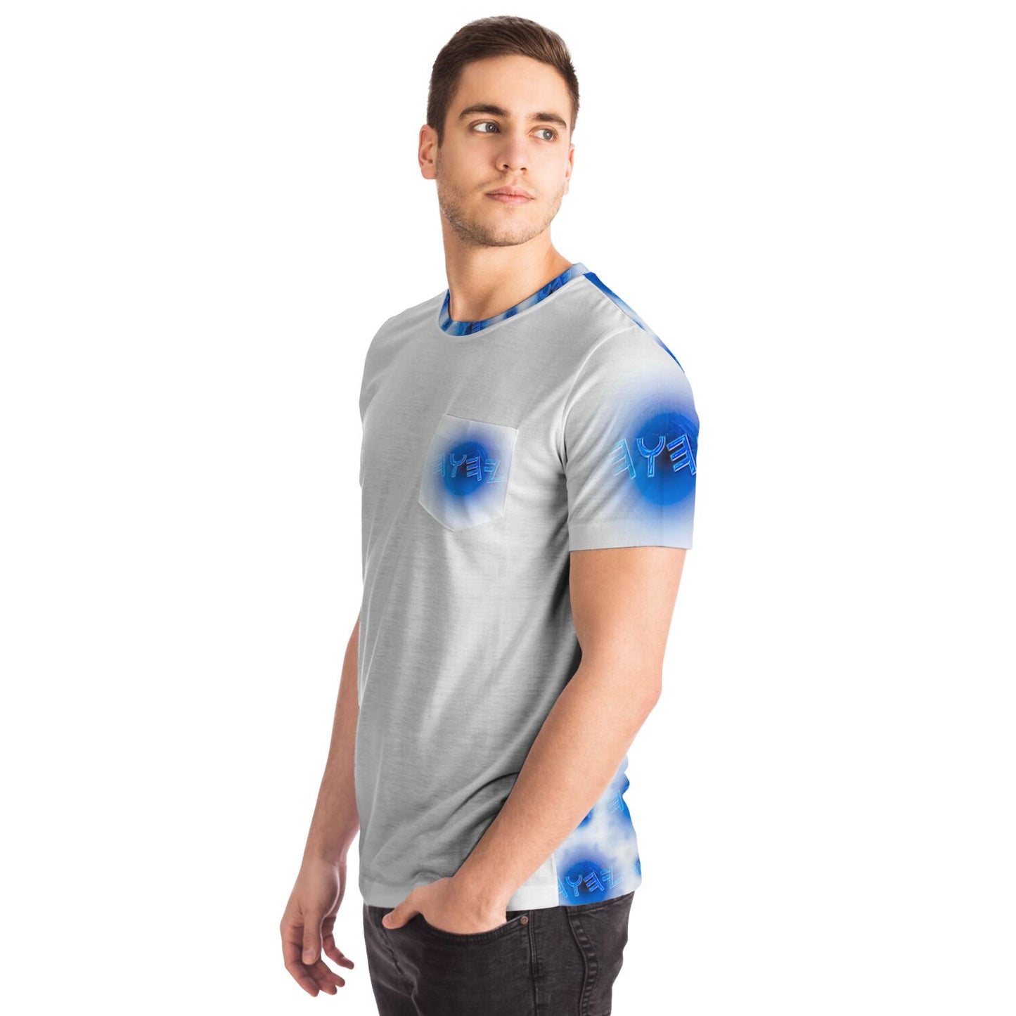 Creator Yahuah 01: Moon, Air & Water Designer Unisex Pocket T-shirt