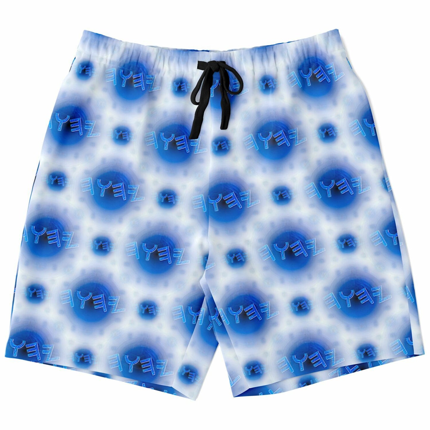 Creator Yahuah 01: Moon, Air & Water Men's Designer Fashion Triblend Elastic Shorts