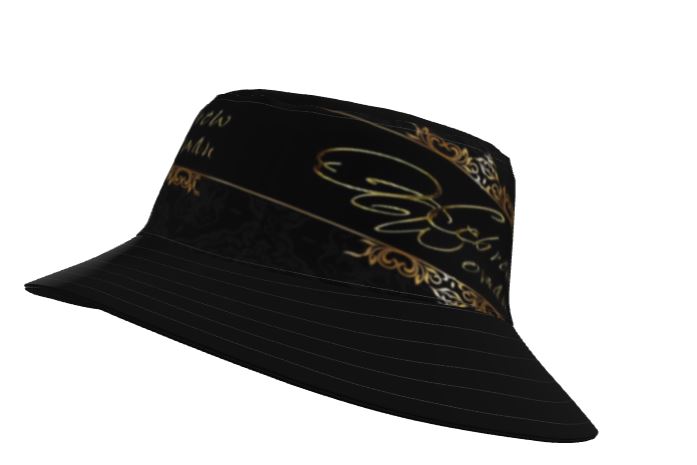 Hebrew Woman 01-01 Designer Wide Brim Bucket Hat