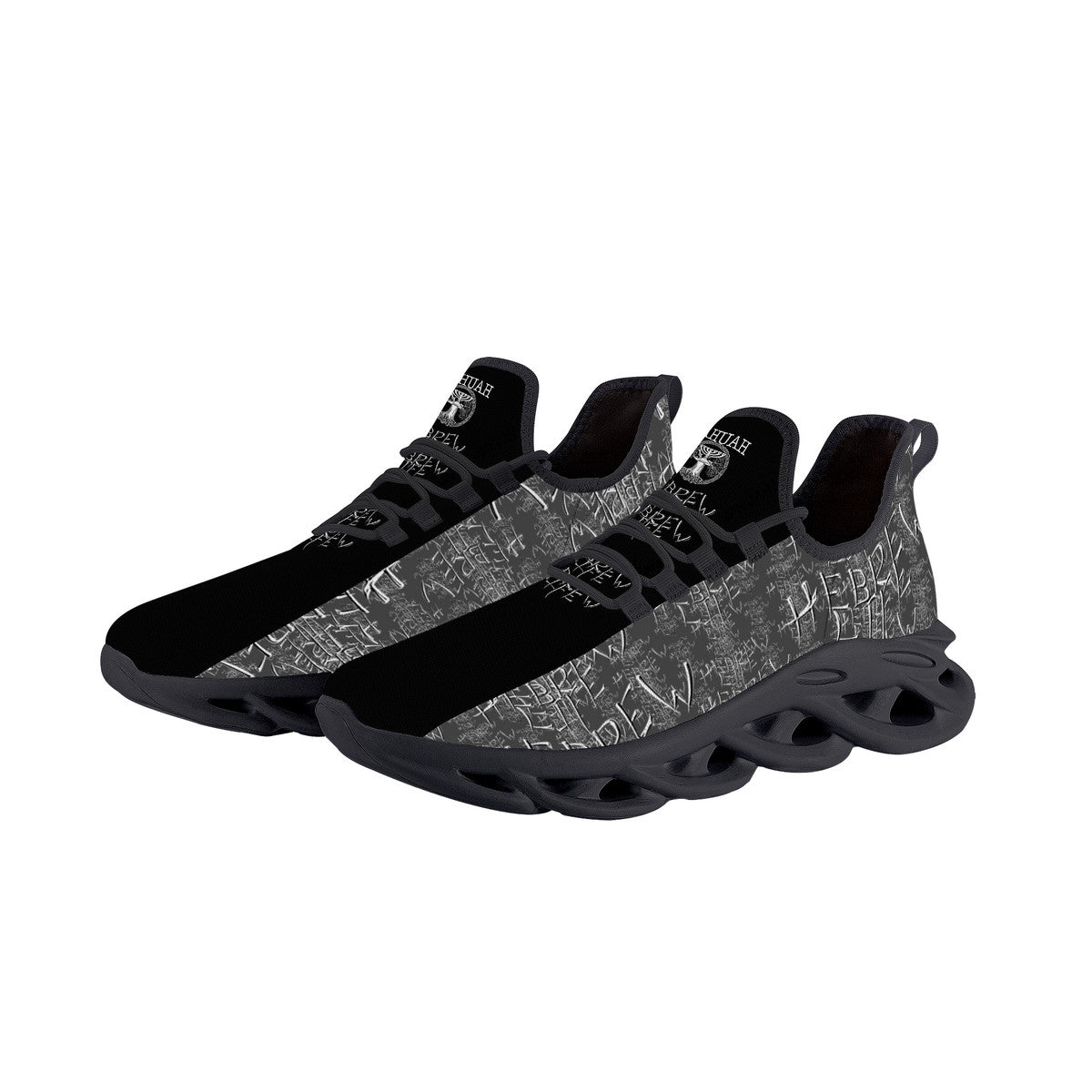 Hebrew Life 01-01 Mesh Knit Flex Unisex Sneakers