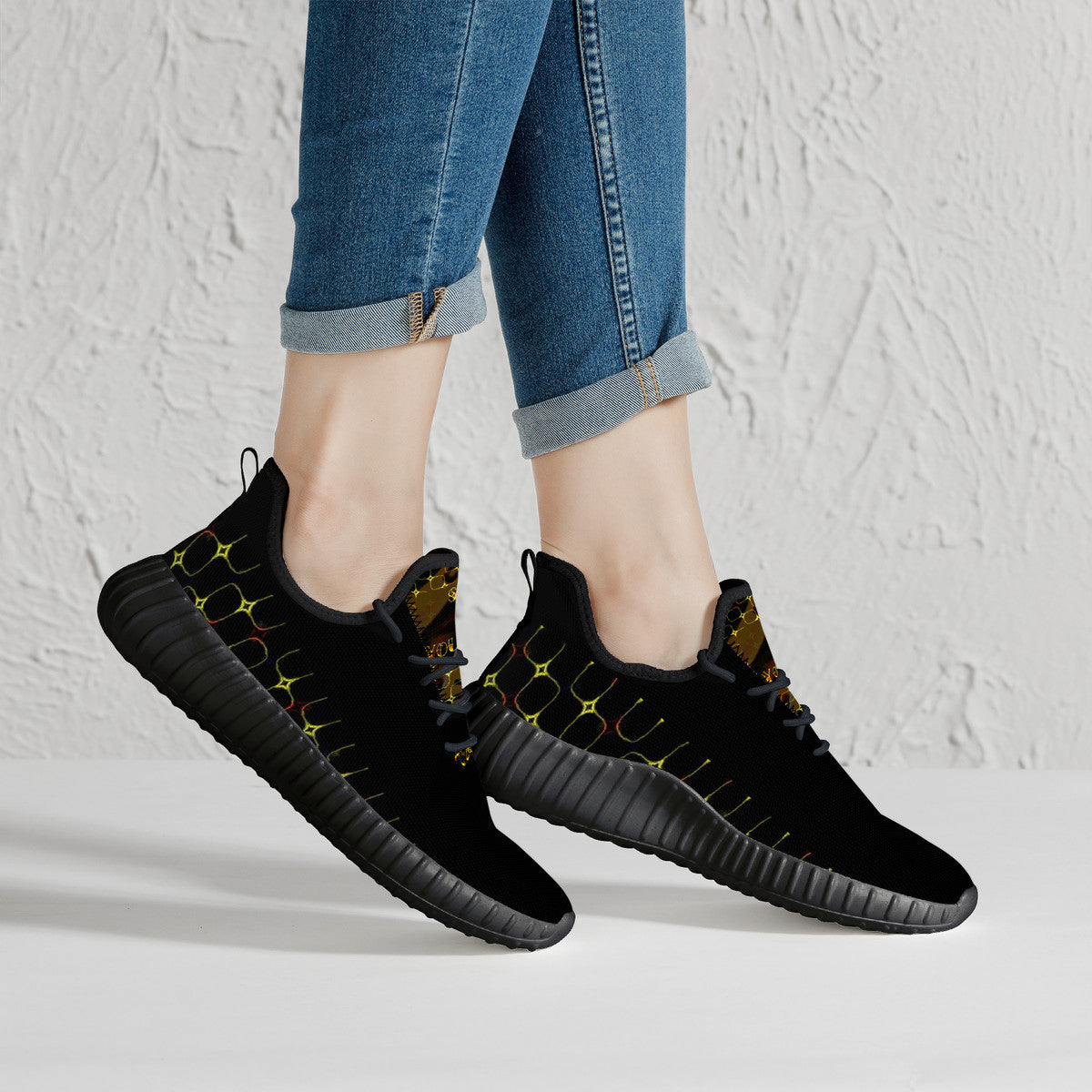 STAY IN YOUR LANE 02-01 Mesh Knit Unisex Sneakers