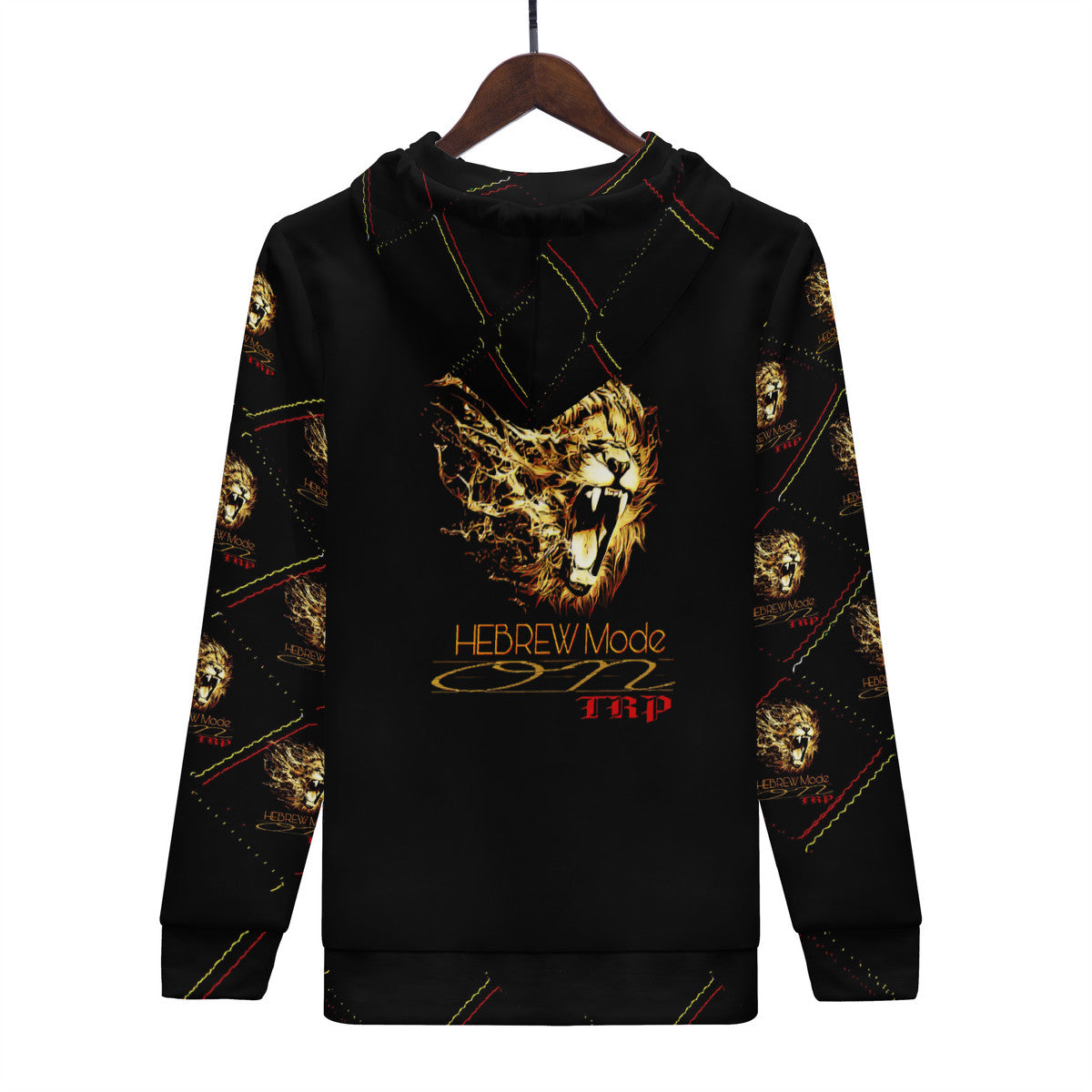Hebrew Mode - On 02 Ladies Designer Full Zip Hoodie