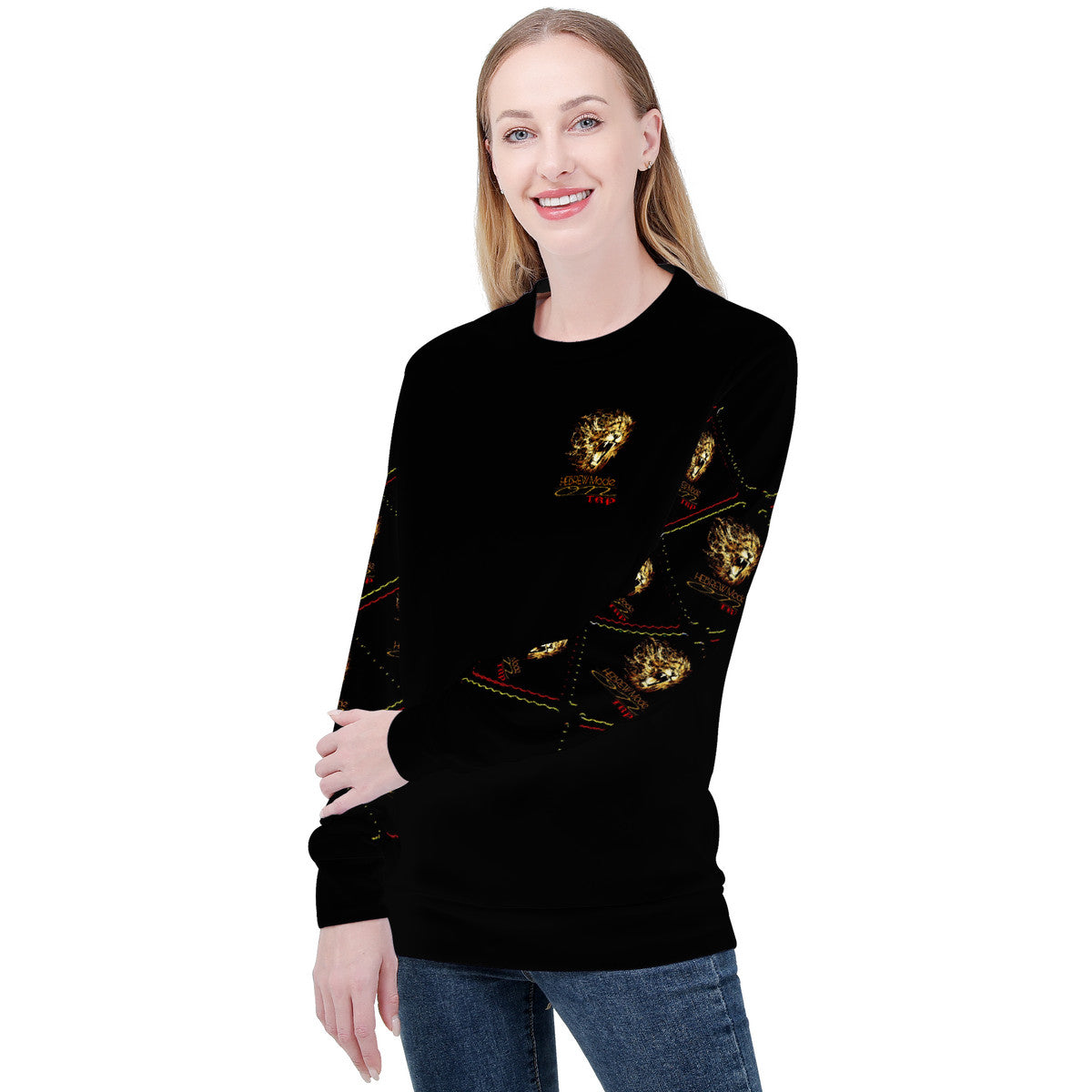 Hebrew Mode - On 02 Ladies Designer Sweatshirt