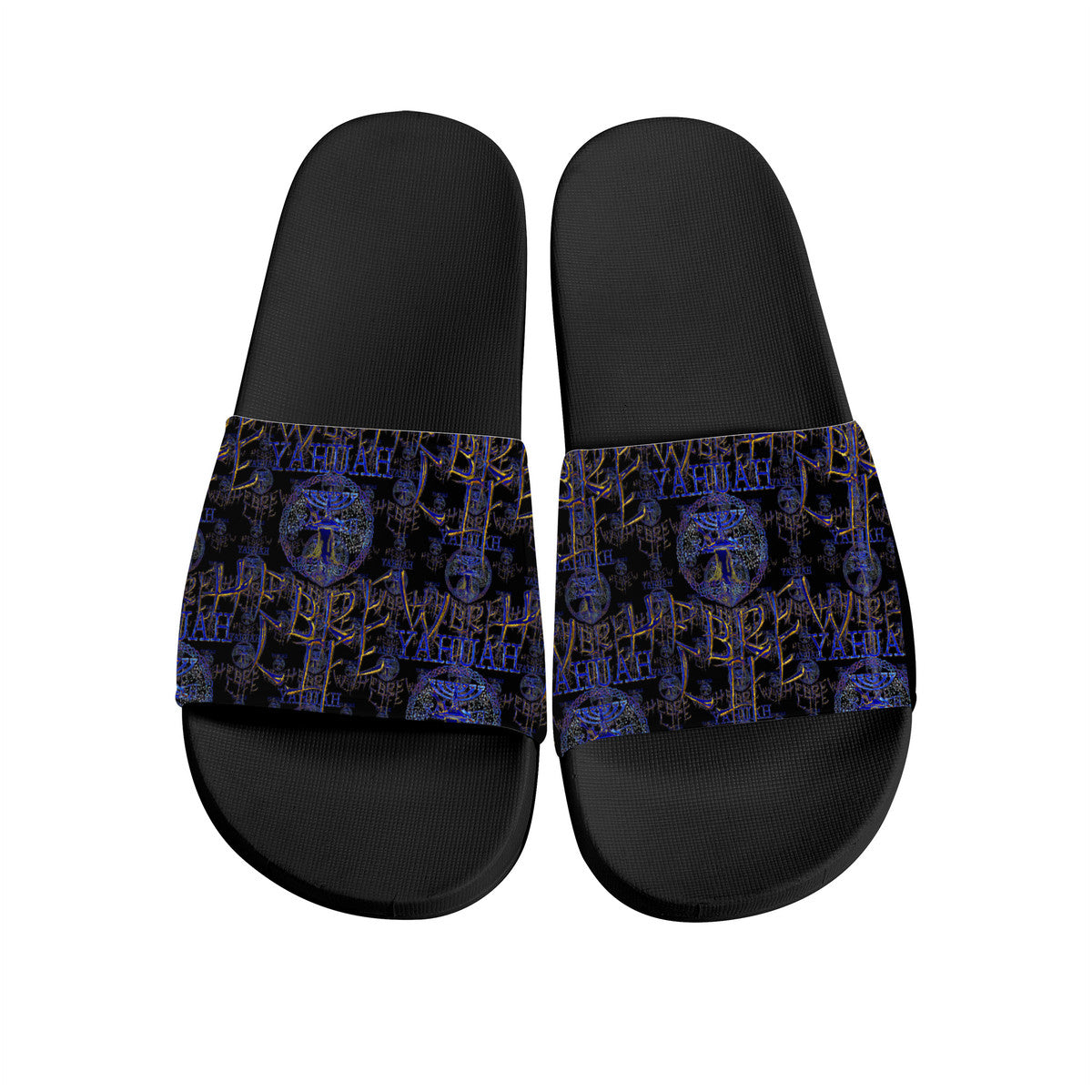 Hebrew Life 01-02 Unisex Slide Sandals