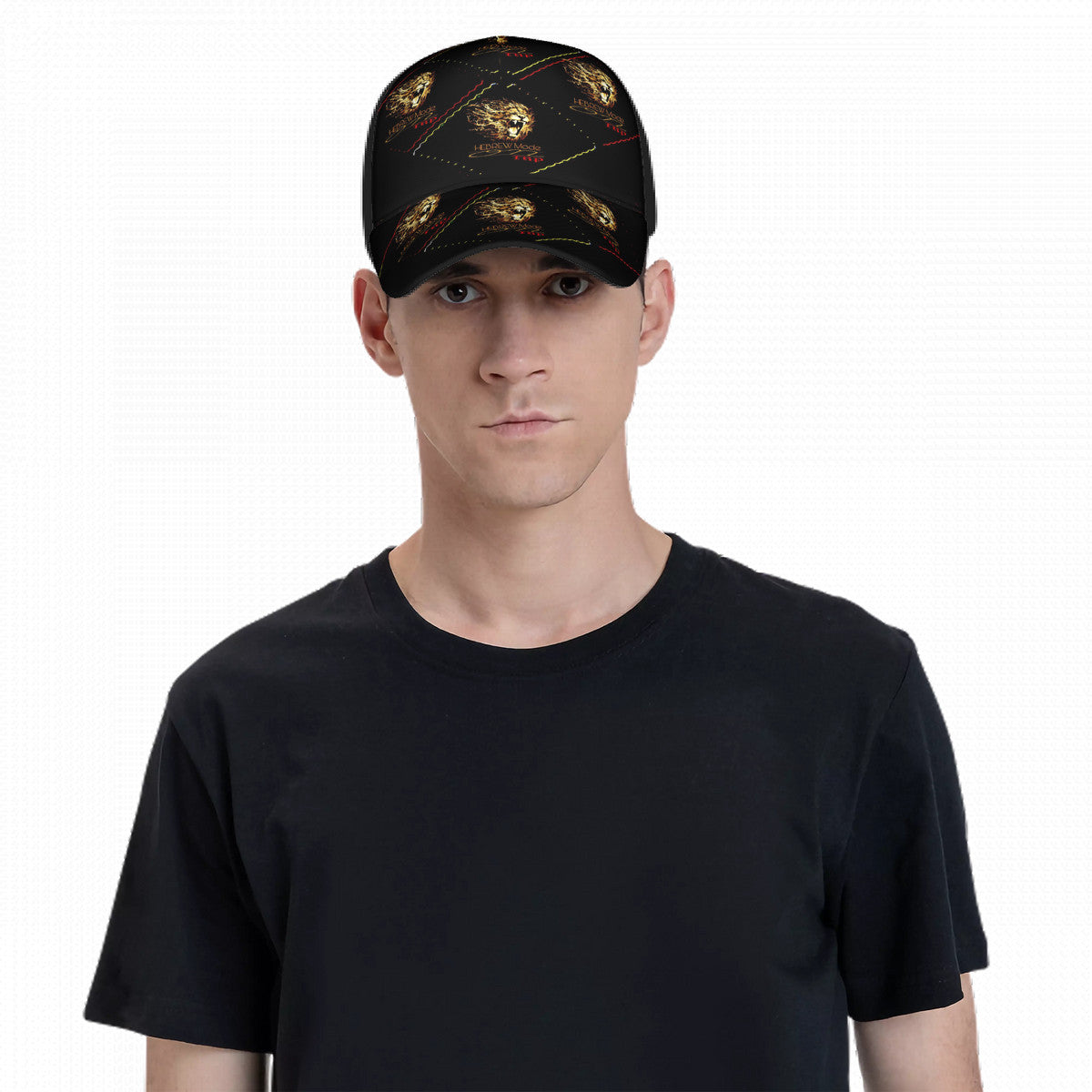 Hebrew Mode - On 02 Designer Curved Brim Baseball Cap