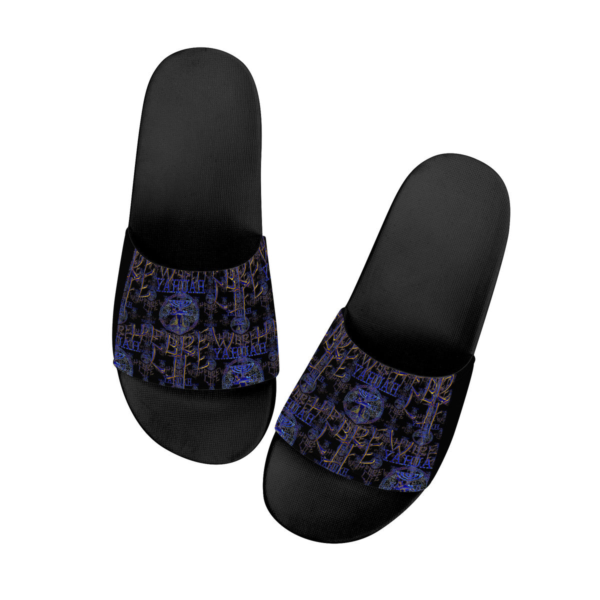 Hebrew Life 01-02 Unisex Slide Sandals