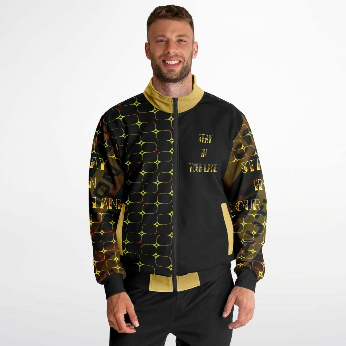 STAY IN YOUR LANE 02-01 Designer Track Jacket