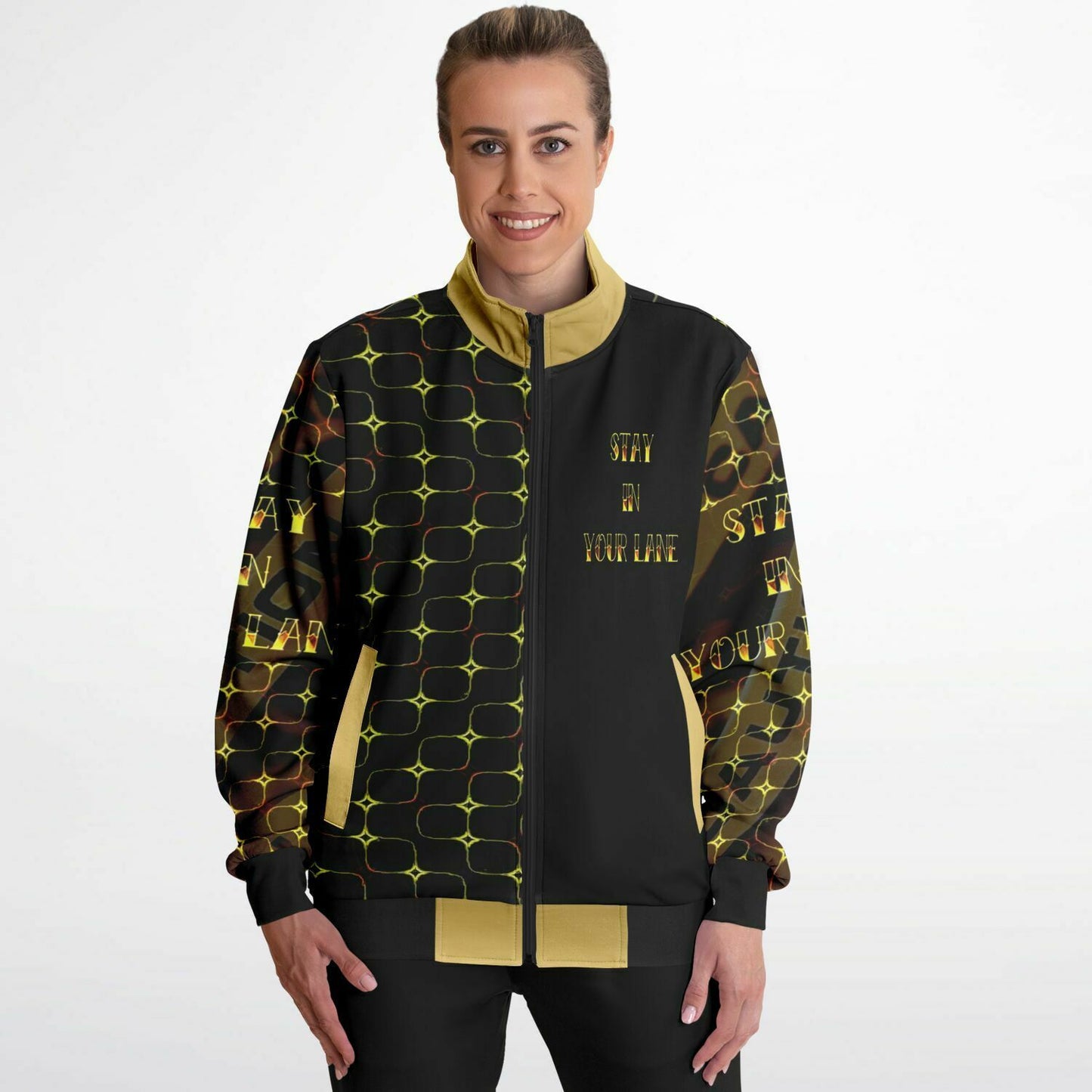 STAY IN YOUR LANE 02-01 Designer Track Jacket