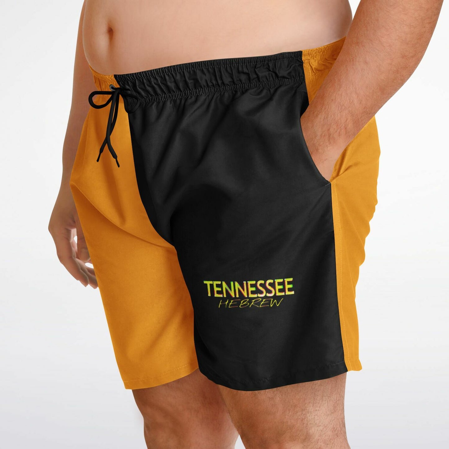 Tennessee Hebrew 01 Men's Designer Plus Size Swim Trunks