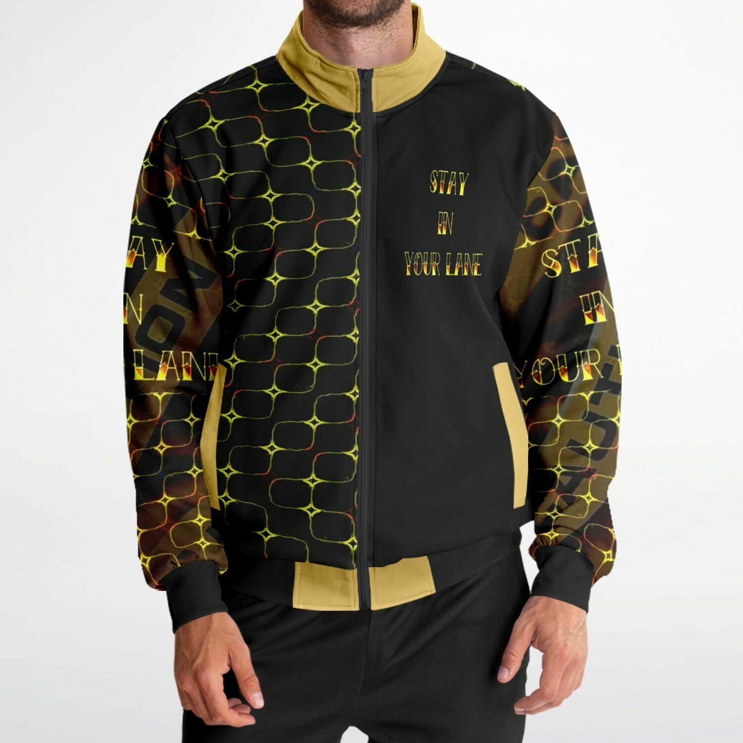 STAY IN YOUR LANE 02-01 Designer Track Jacket